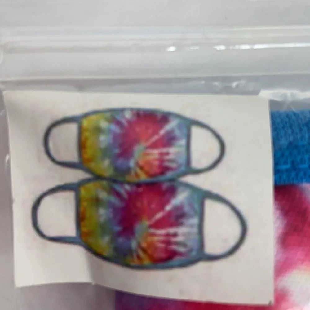 Julie + JOE Mommy & Me Tie Dye Face Mask 2 PC Set